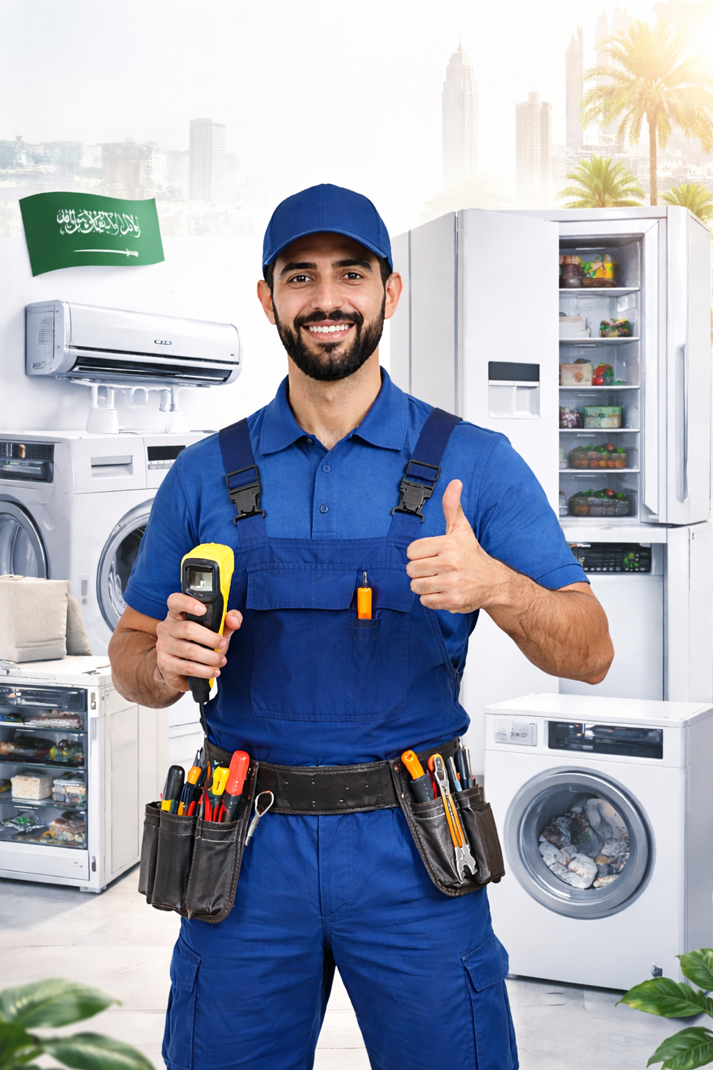 فني صيانة أجهزة منزلية ومكيفات
